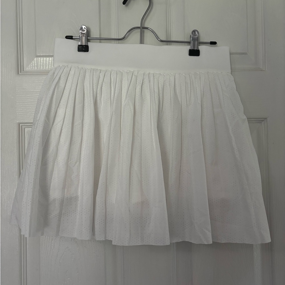 Athletic White Skirt
